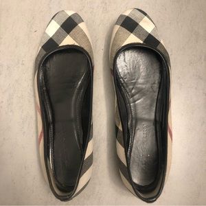 Authentic Burberry Nova Check Ballerina Flats